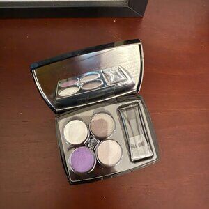 NEW Lancome Color Design Eyeshadow Quad Palette 4 Shades of Purple